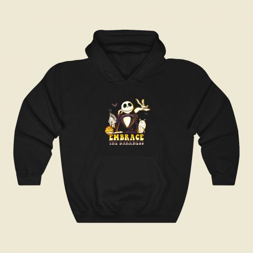 Embrace The Darkness Funny Graphic Hoodie