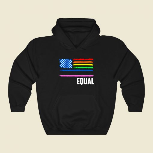 Equal Funny Graphic Hoodie