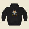 Frontal Tribal Tiger Funny Graphic Hoodie