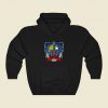 Ghost Crest Funny Graphic Hoodie