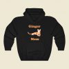 Ginger Cat Mom Funny Graphic Hoodie