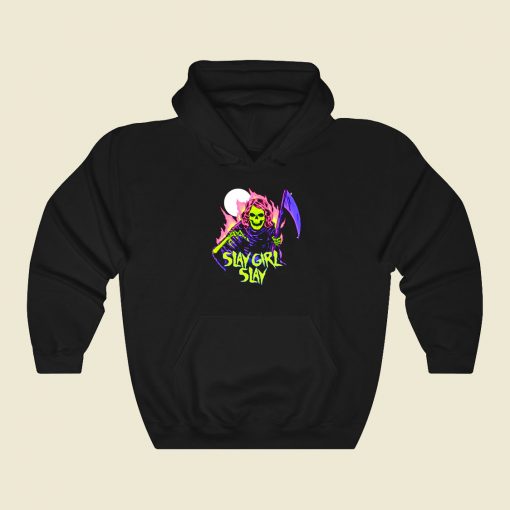 Girl Reaper Funny Graphic Hoodie