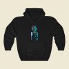 God Blue Funny Graphic Hoodie