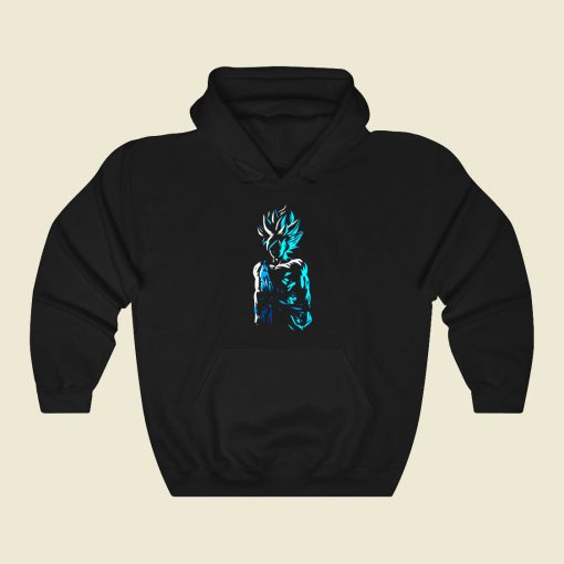 God Blue Funny Graphic Hoodie