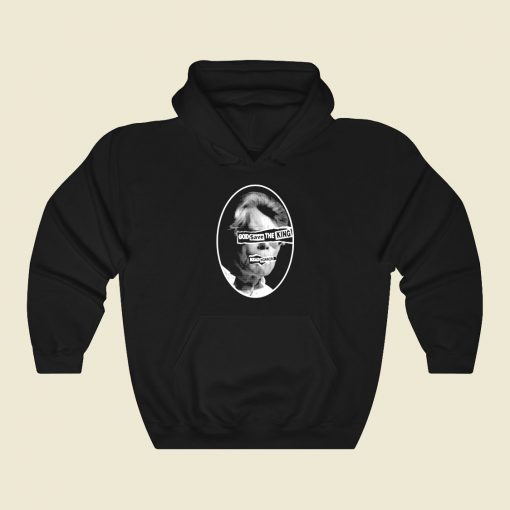 God Save The King Of Horror Funny Graphic Hoodie