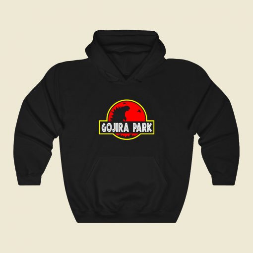 Gojira Park Funny Graphic Hoodie