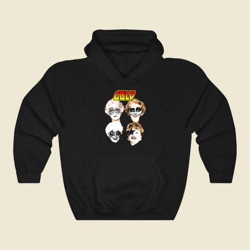 Gold Funny Graphic Hoodie