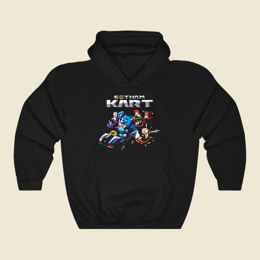 Gotham Kart Funny Graphic Hoodie