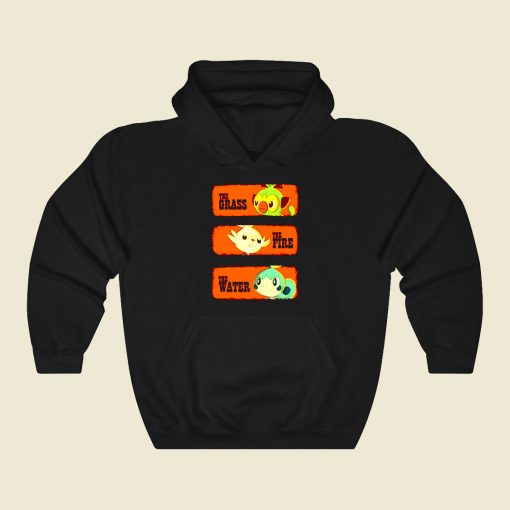 Grass Fire And The Water Funny Graphic Hoodie