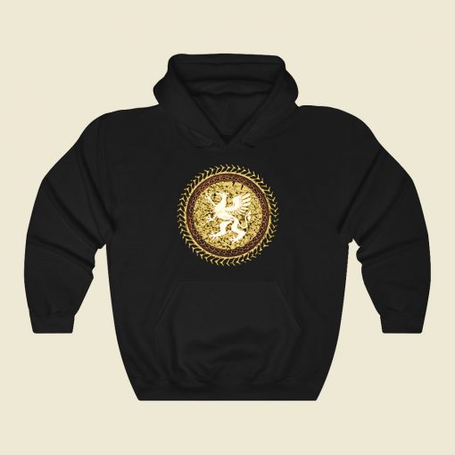 Griffin Vintage Emblem Funny Graphic Hoodie