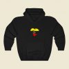 Grungy I Love Venezuela Heart Flag Funny Graphic Hoodie