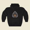 Halloween Cat Goth Retro Planchette Occult Funny Graphic Hoodie