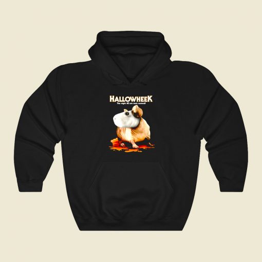 Hallowheek Halloween Parody Funny Graphic Hoodie