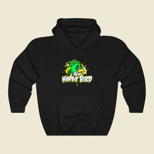 Happy Bird Funny Graphic Hoodie