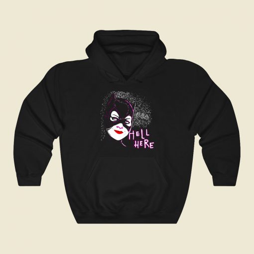 Hell Here Funny Graphic Hoodie