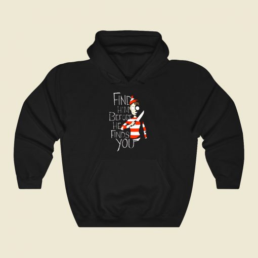 Hiding In The Dark Funny Graphic Hoodie