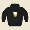 Hiking Recharging In Nature Outdoor Battery Funny Graphic Hoodie