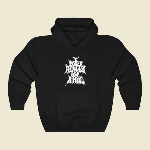 I Could Use A Hug Grindcore Logo Funny Graphic Hoodie