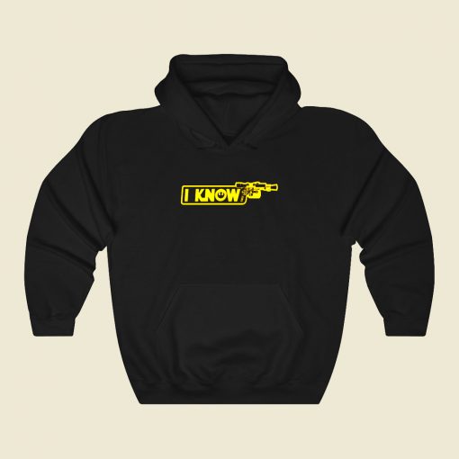 I Know Han Solo Funny Graphic Hoodie