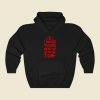 I Survived The Eclipse Red Funny Graphic Hoodie