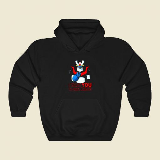 I Want You To Fight Kaijus Funny Graphic Hoodie