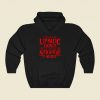 I Went To Upside Down Funny Graphic Hoodie