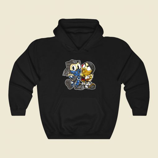 Icehead And Fireman Funny Graphic Hoodie