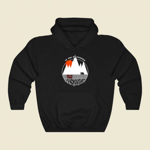 In The Wilderness Funny Graphic Hoodie