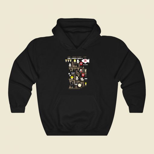 Indiana Kong Funny Graphic Hoodie