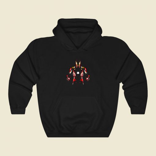 Iron Machine Funny Graphic Hoodie