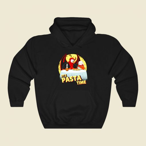 Its Pasta Time Funny Graphic Hoodie