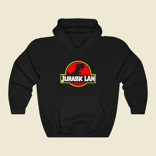 Jurassic Lan Funny Graphic Hoodie