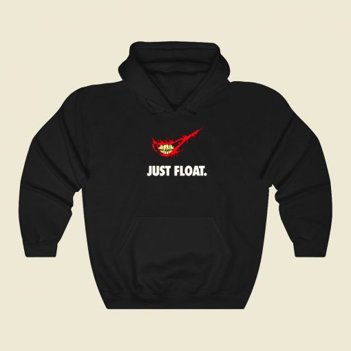 Just Float Funny Graphic Hoodie