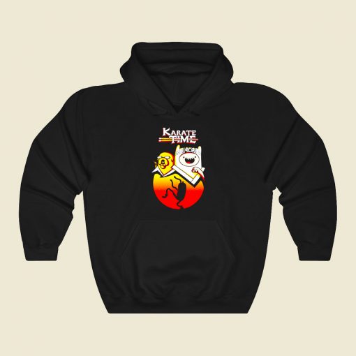 Karate Time Funny Graphic Hoodie