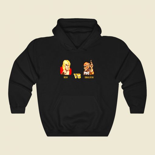 Ken Vs Dhalsim Funny Graphic Hoodie