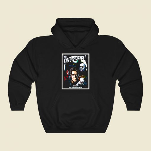 King Of Horror Funny Graphic Hoodie