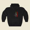 Knight Vs Clown Funny Graphic Hoodie