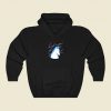 Laser Portraitcorn Funny Graphic Hoodie