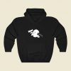 Lazy Ghost Is Lazy Funny Graphic Hoodie