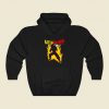 Lets Fight Funny Graphic Hoodie