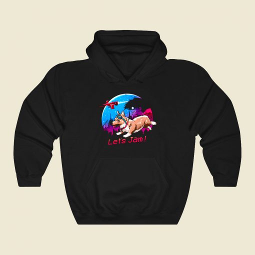 Lets Jam Funny Graphic Hoodie