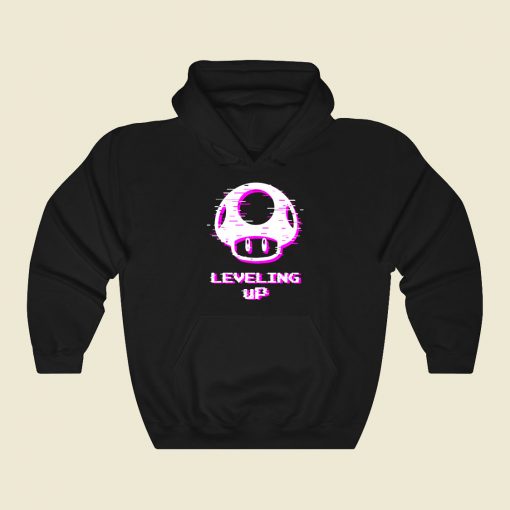 Leveling Up Funny Graphic Hoodie