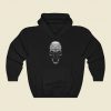 Line Skull Funny Graphic Hoodie