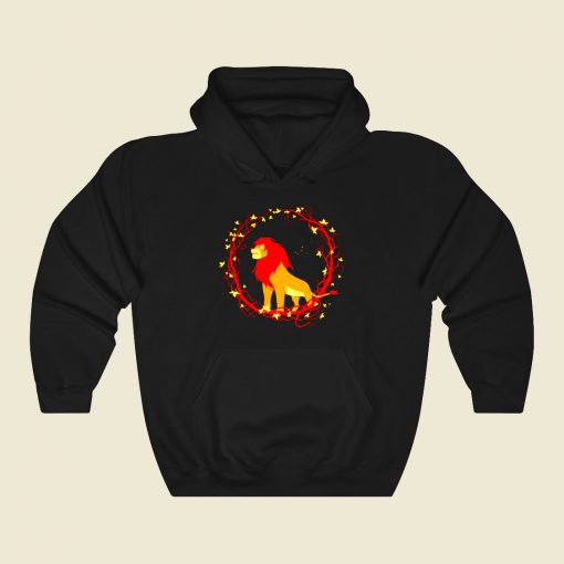 Lion Circle Funny Graphic Hoodie