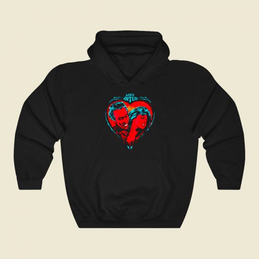 Love Bites Funny Graphic Hoodie