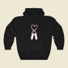 Lovely Heart Pink Ballet Slippers Funny Graphic Hoodie