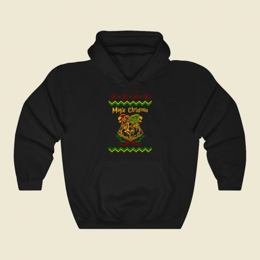 Magic Christmas Funny Graphic Hoodie