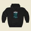 Man Is The Warmest Place To Hide Funny Graphic Hoodie