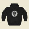 Mandala Circle Human Skull Funny Graphic Hoodie