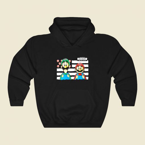 Marios Advisory Funny Graphic Hoodie